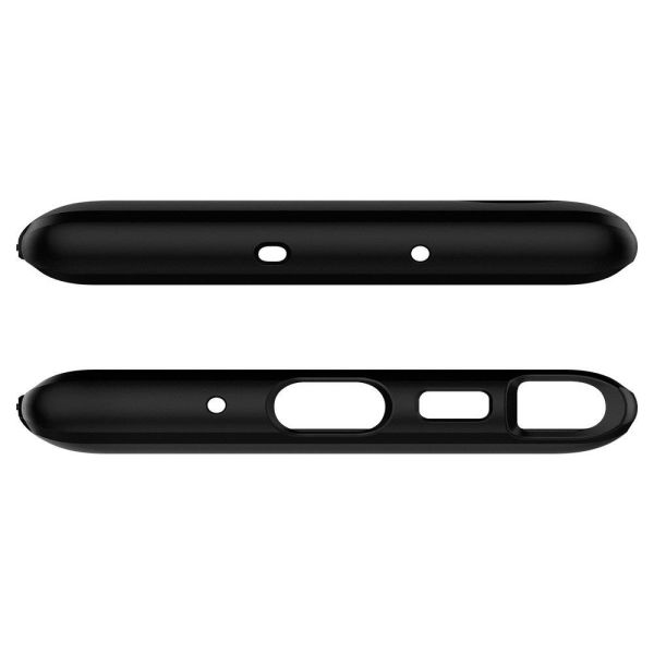 Spigen Galaxy Note 10 ile Uyumlu Kılıf Slim Armor Metal Slate