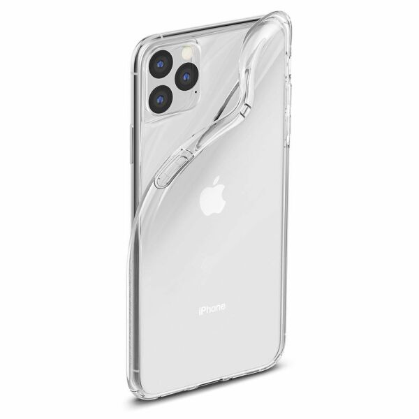Spigen iPhone 11 Pro Max ile Uyumlu Kılıf Liquid Crystal Crystal Clear