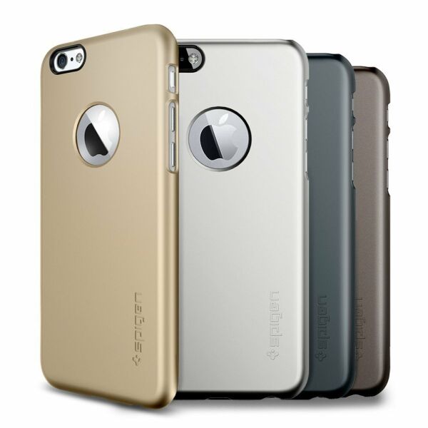 Spigen iPhone 6 Plus/6s Plus ile Uyumlu Kılıf Thin Fit A Ultra İnce Champagne Gold