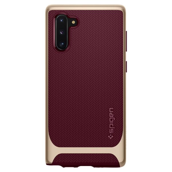 Spigen Galaxy Note 10 ile Uyumlu Kılıf Neo Hybrid Burgundy