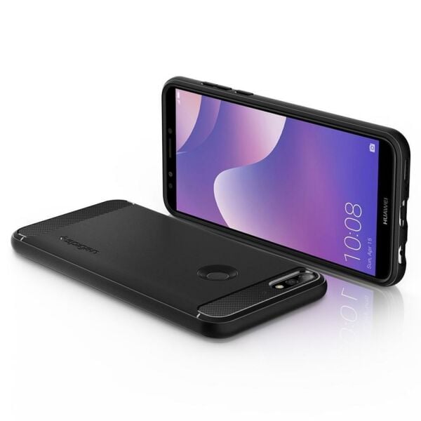 Spigen Y7 Prime 2018/Y7 2018/Nova 2 Lite/Enjoy 8 ile Uyumlu Kılıf Rugged Armor