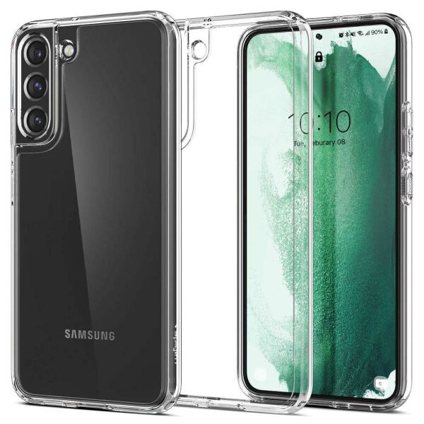 Spigen Galaxy S22 Plus 5G Kılıf, Spigen Ultra Hybrid Crystal Clear