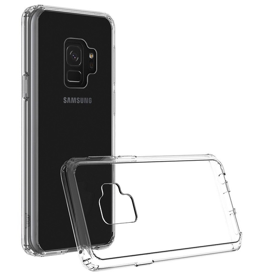 Buff Galaxy S9 ile Uyumlu Air Hybrid Kılıf Crystal Clear
