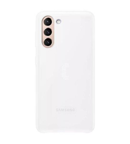 Galaxy S21 Plus 5G ile Uyumlu Smart LED Cover Beyaz EF-KG996CWEGTR