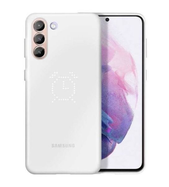 Galaxy S21 Plus 5G ile Uyumlu Smart LED Cover Beyaz EF-KG996CWEGTR