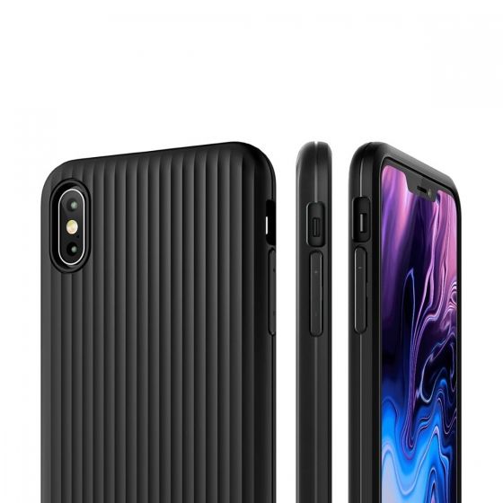 VRS Design iPhone XS Max ile Uyumlu Single Fit Kılıf Black