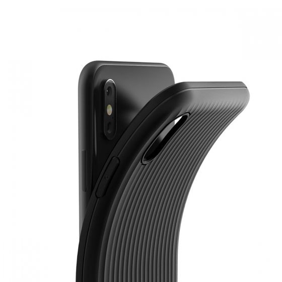 VRS Design iPhone XS Max ile Uyumlu Single Fit Kılıf Black