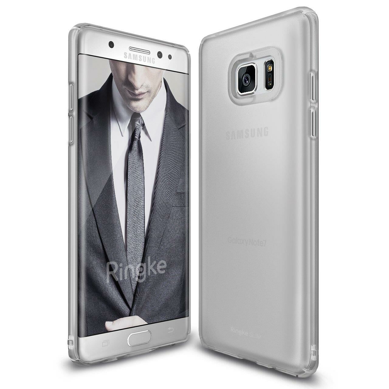 Ringke Slim Frost Galaxy Note 7 FE ile Uyumlu Kılıf Gray
