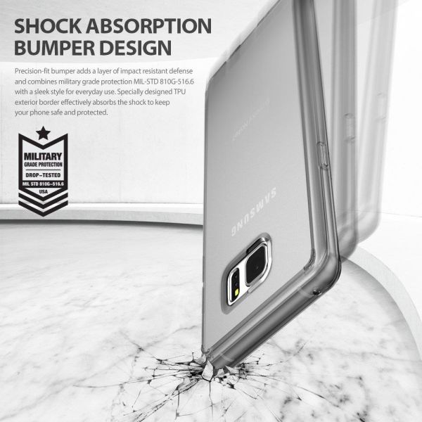 Ringke Air Galaxy Note 7 FE ile Uyumlu Kılıf Crystal Clear Ultra Hafif Esnek İnce Şeffaf Transparan
