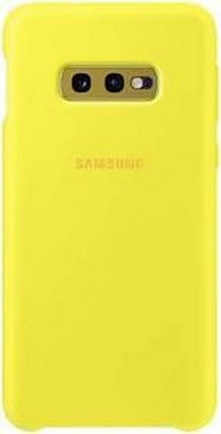 Galaxy S10e ile Uyumlu Kılıf Silicone Cover Sarı EF-PG970TYEGWW