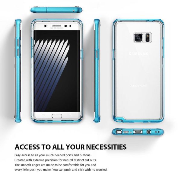 Ringke Frame Frost Galaxy Note 7 FE ile Uyumlu Çerçeveli Bumper Kılıf Mint