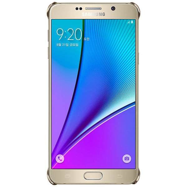 Galaxy Note 5 ile Uyumlu Clear Back Cover Altın EF-QN920CFE0GWW(Out)
