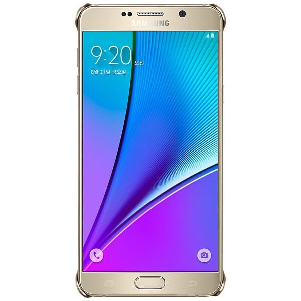 Galaxy Note 5 ile Uyumlu Clear Back Cover Altın EF-QN920CFE0GWW(Out)