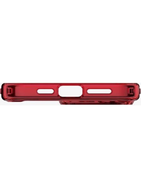 Spigen iPhone 15 Pro ile Uyumlu Kılıf, Spigen Ultra Hybrid Magfit (Magsafe Uyumlu) Deep Red