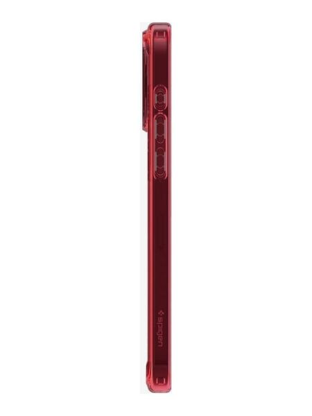 Spigen iPhone 15 Pro ile Uyumlu Kılıf, Spigen Ultra Hybrid Magfit (Magsafe Uyumlu) Deep Red