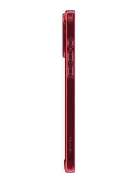 Spigen iPhone 15 Pro ile Uyumlu Kılıf, Spigen Ultra Hybrid Magfit (Magsafe Uyumlu) Deep Red