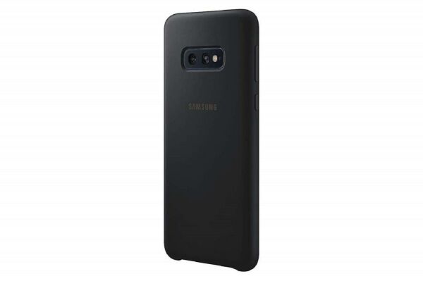 Galaxy S10e ile Uyumlu Kılıf Silicone Cover Siyah EF-PG970TBEGWW