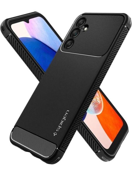 Spigen Galaxy A14 5G ile Uyumlu Kılıf Rugged Armor Matte Black