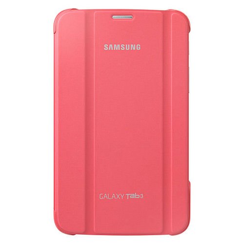 Galaxy Tab 3 7.0'' T210 ile Uyumlu Bookcover Kılıf Pembe EF-BT210BPEGWW