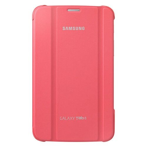 Galaxy Tab 3 7.0'' T210 ile Uyumlu Bookcover Kılıf Pembe EF-BT210BPEGWW