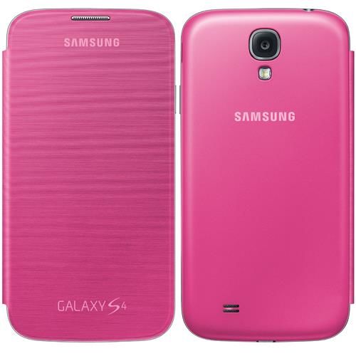 Galaxy S4 ile Uyumlu Flip Cover Kılıf Pembe EF-FI950BPEGWW (Out)