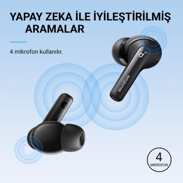 Anker Soundcore Life Note 3i TWS Bluetooth 5.2 Kulaklık Siyah A3983