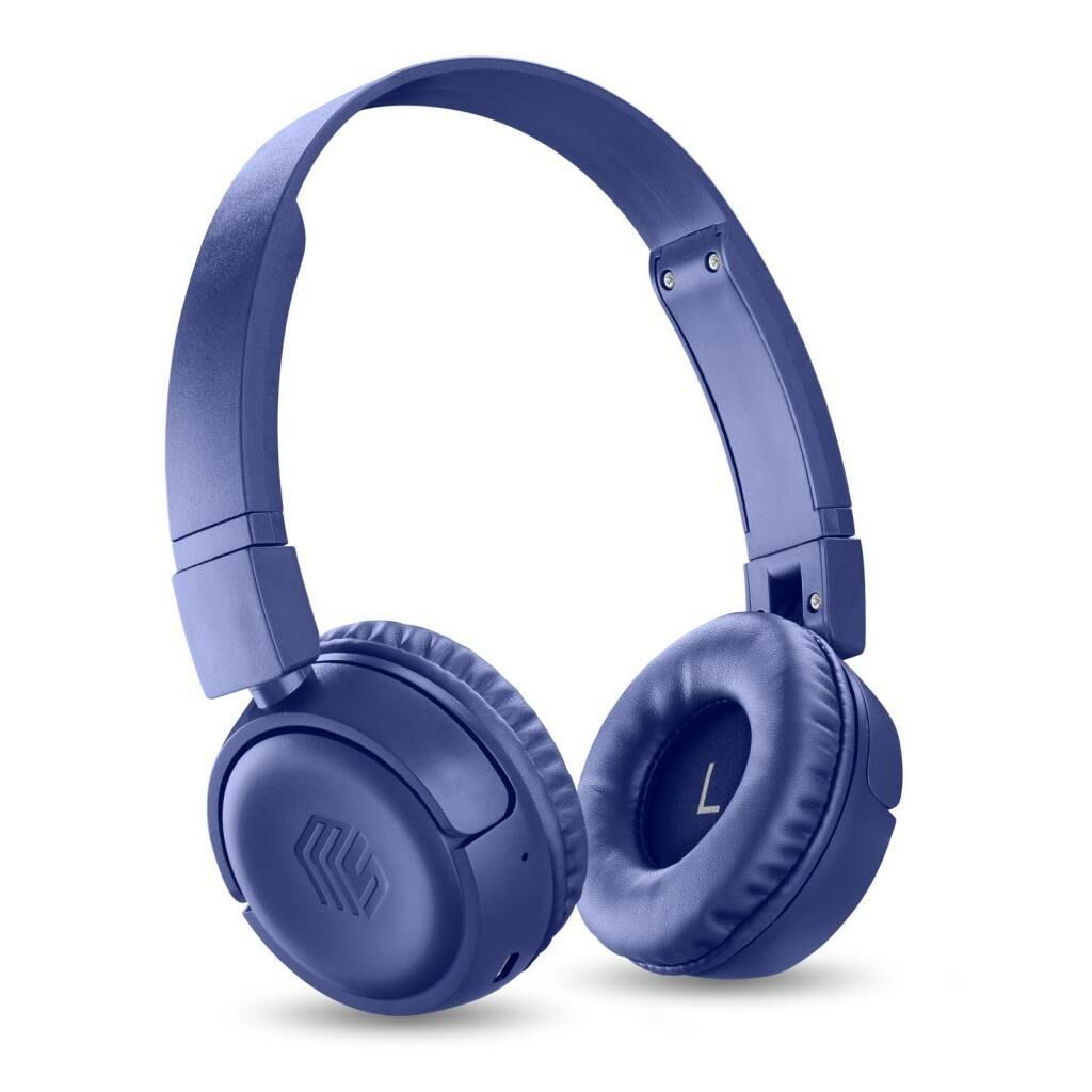 Cellularline Music Sound Vibe Bluetooth Kulak Üstü Kulaklık Mavi - BTHEADBMSVIBED