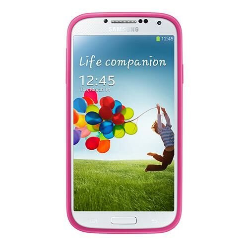 Galaxy S4 i9500 ile Uyumlu Protective Cover Pembe EF-PI950BPEGWW