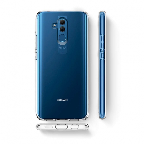Buff Mate 20 Lite ile Uyumlu Air Hybrid Kılıf Crystal Clear