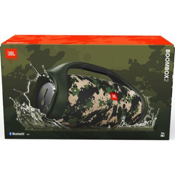 JBL Boombox 2 IPX7 Suya Dayanıklı 80 W Taşınabilir Bluetooth Hoparlör Squad