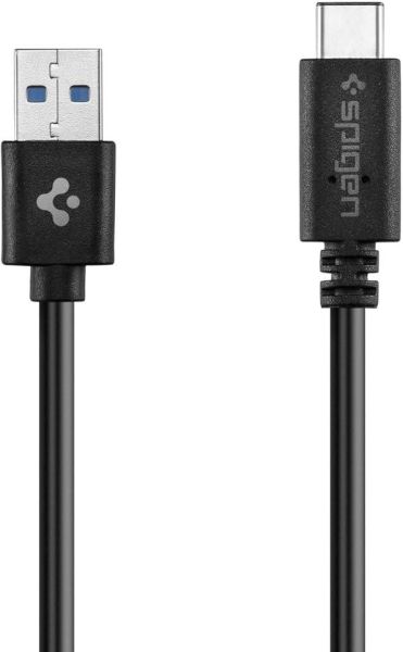 Spigen Essential USB-C to USB-A 3.1 Hızlı Şarj ve Data Kablo (1 Metre) C10C0