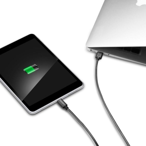 Spigen Essential USB-C to USB-A 3.1 Hızlı Şarj ve Data Kablo (1 Metre) C10C0