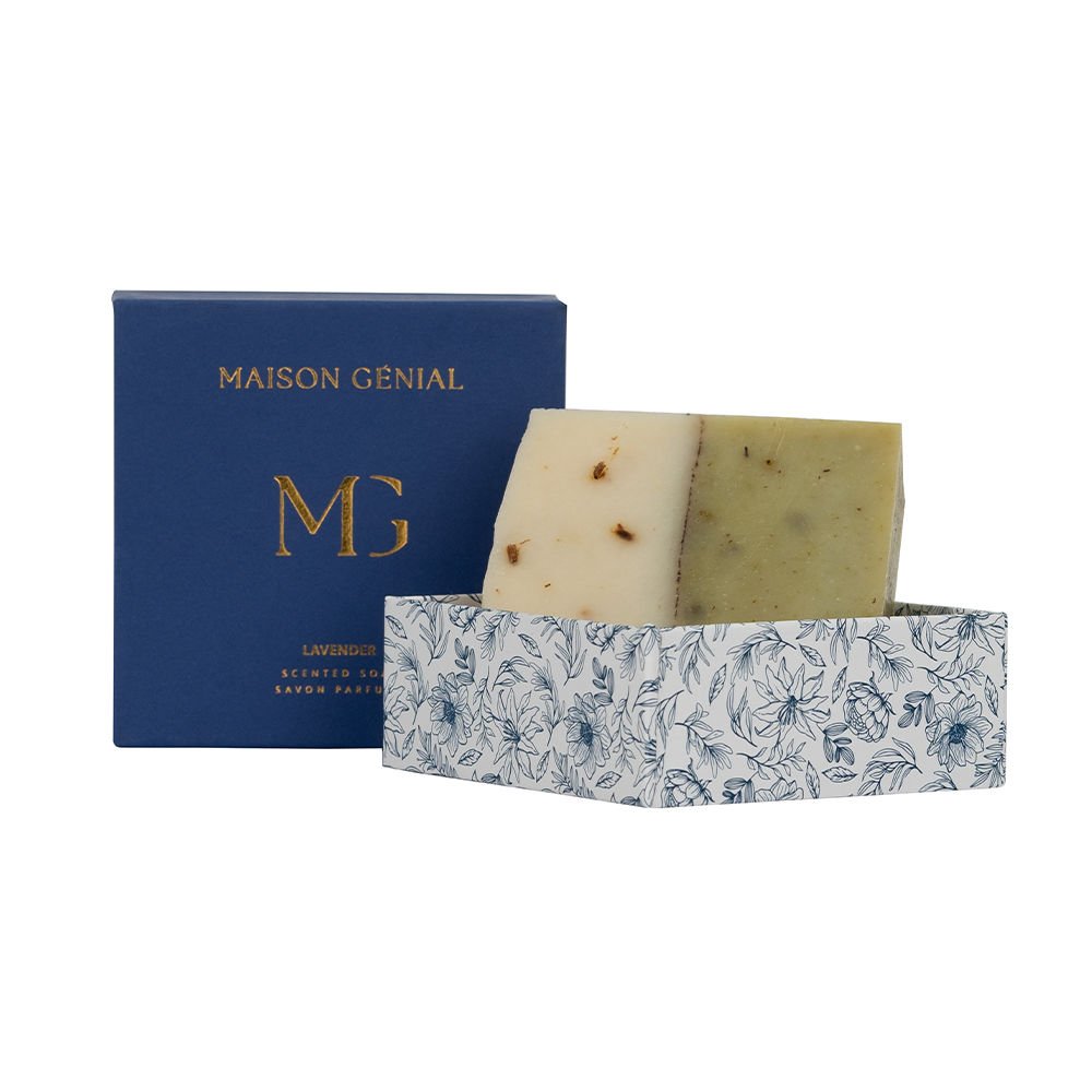 Maison Genial Luxury Sophistic Gold Lavender Mavi Sabun 100g