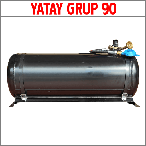 Yatay Tak Kullan Karavan Lpg Tankları GRUP 90