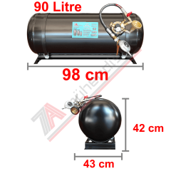 90 Lt Tak Kullan Karavan Lpg Tankı