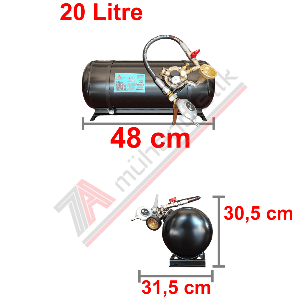 20 Lt Tak Kullan Karavan Lpg Tankı