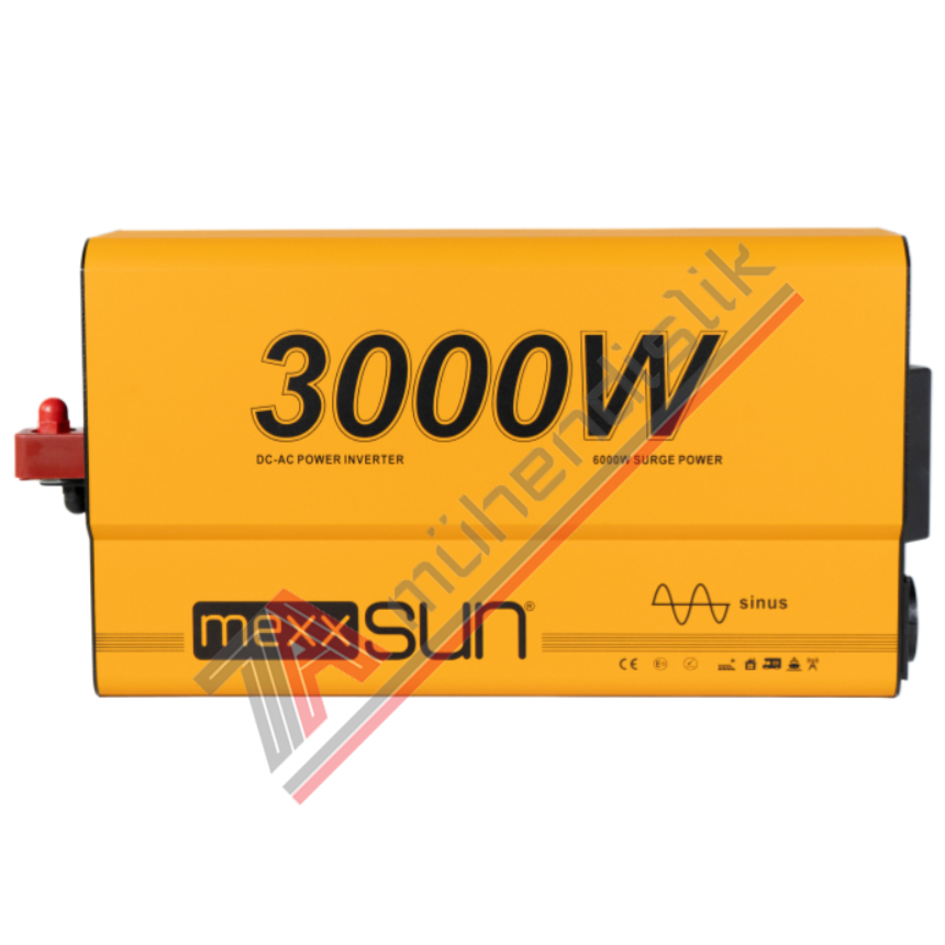 Mexxsun Tam Sinüs İnvertör 12V 3000W