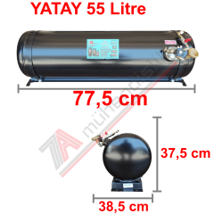 55 Lt Kollektörlü Karavan Lpg Tank