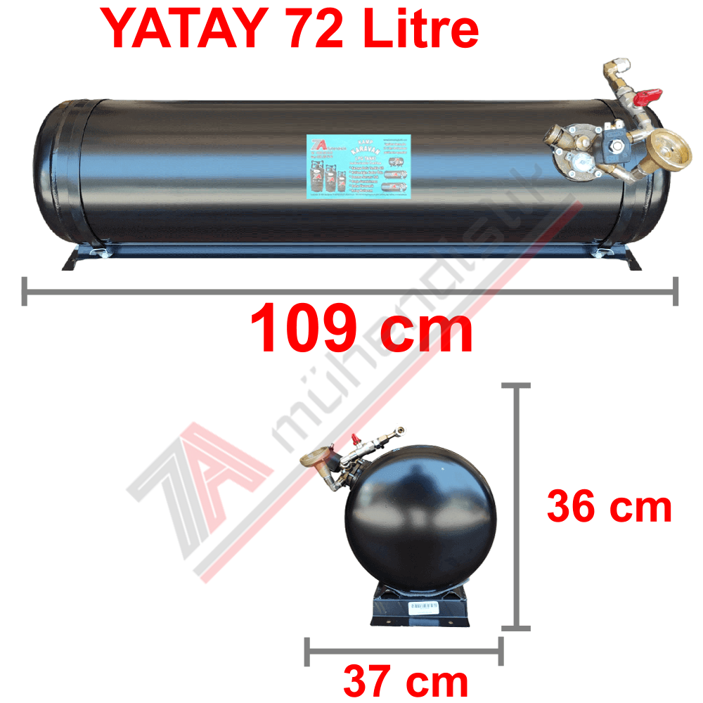 72 Lt Kollektörlü Karavan Lpg Tank