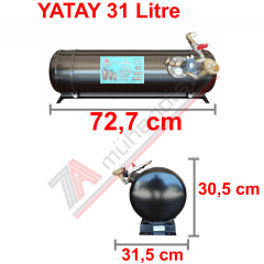 31 Lt Kollektörlü Karavan Lpg Tank