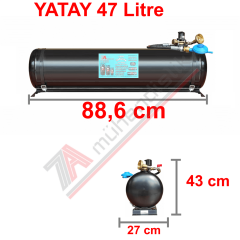 47 Lt Tak Kullan Karavan Lpg Tankı
