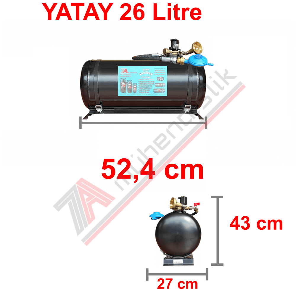 26 Lt Tak Kullan Karavan Lpg Tankı