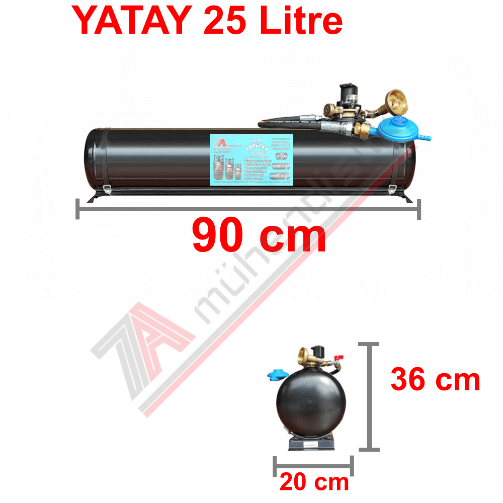 25 Lt Tak Kullan Karavan Lpg Tankı