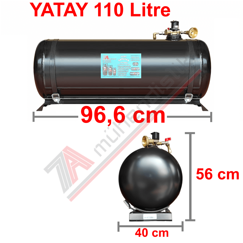 110 Lt Kollektörlü Karavan Lpg Tank