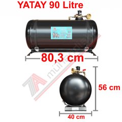 90 Lt Kollektörlü Karavan Lpg Tankı