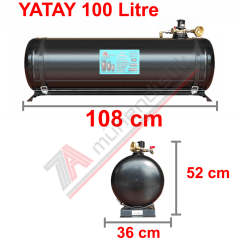 100 Lt Kollektörlü Karavan Lpg Tank