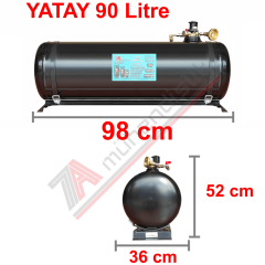 90 Lt Kollektörlü Karavan Lpg Tank