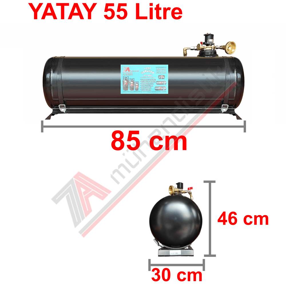 55 Lt Kollektörlü Karavan Lpg Tank