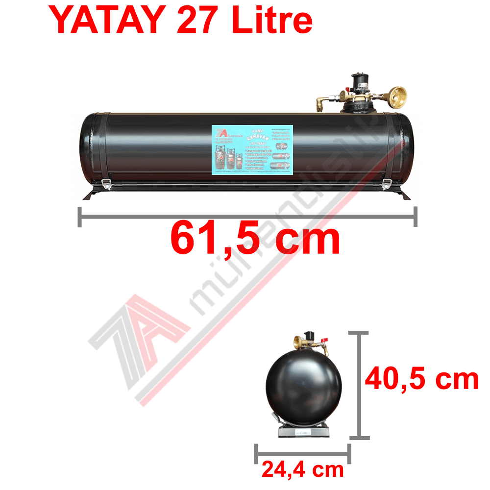 27 Lt Kollektörlü Karavan Lpg Tank