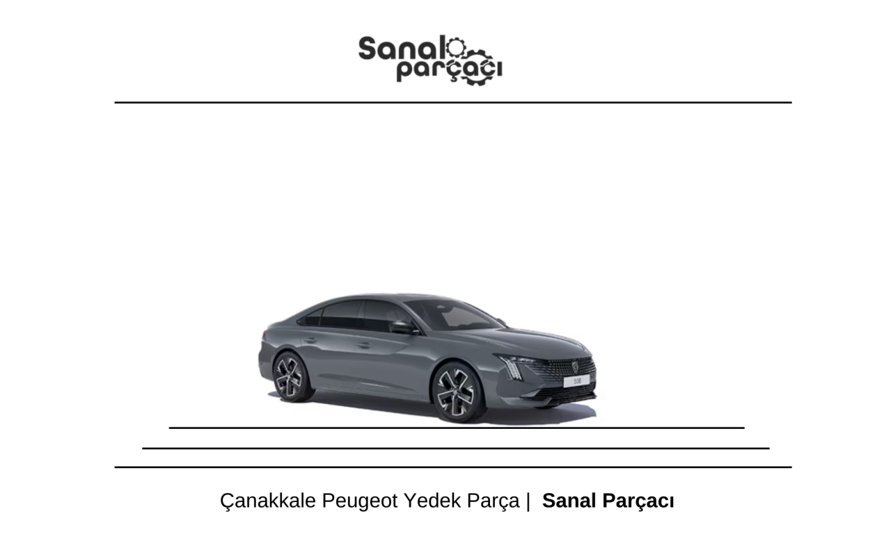 Çanakkale Peugeot Yedek Parça Gönderimi